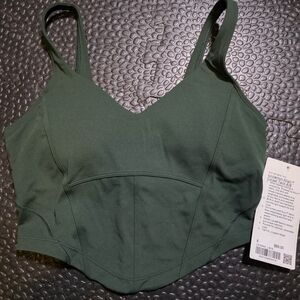 lululemon athletica Dark Green Corset Tank